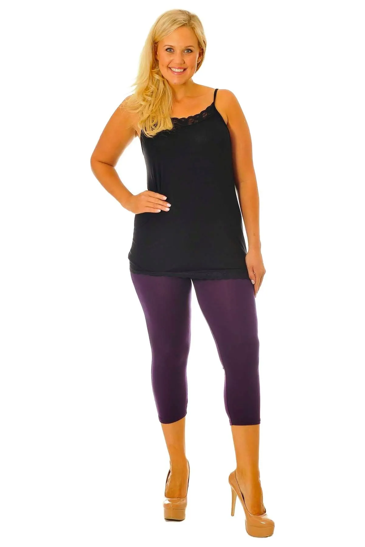 3/4 Length Cropped Leggings