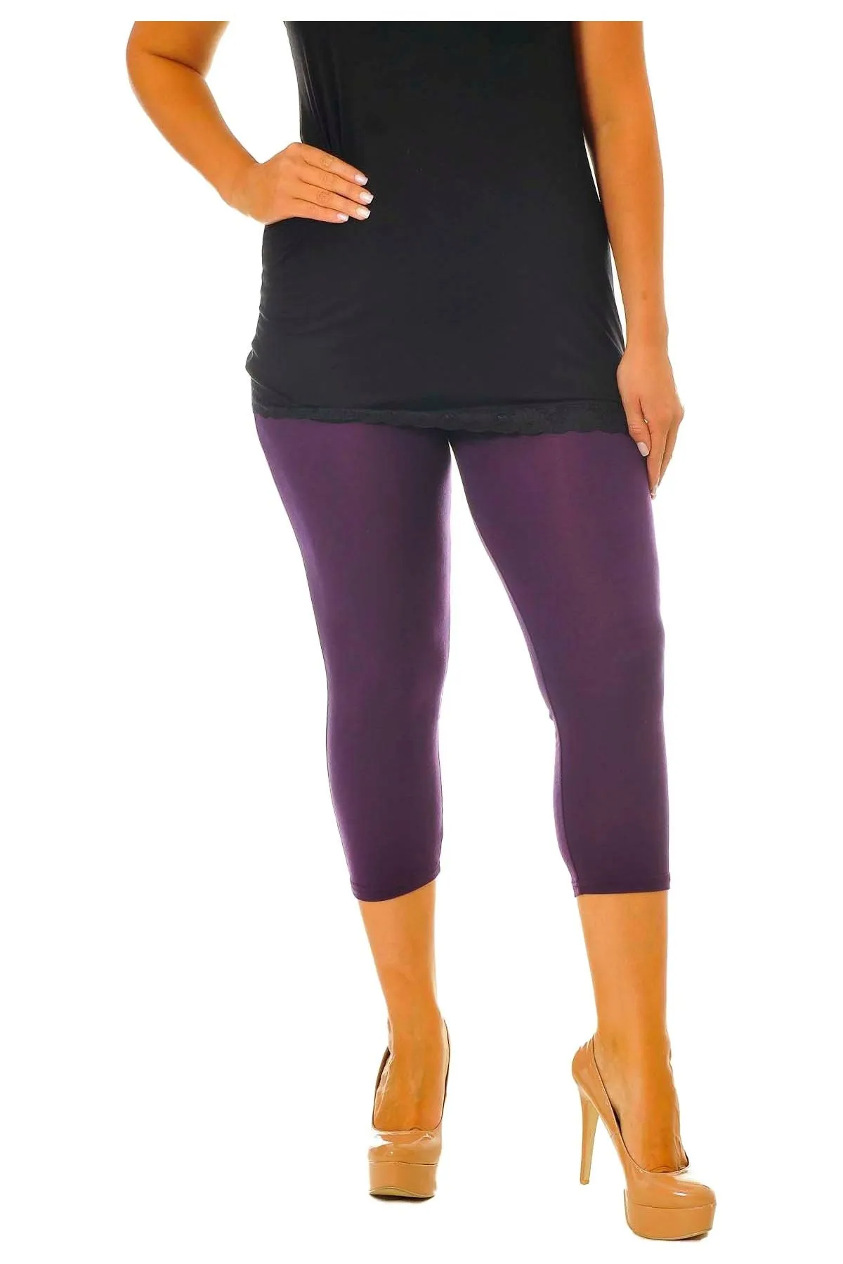 3/4 Length Cropped Leggings
