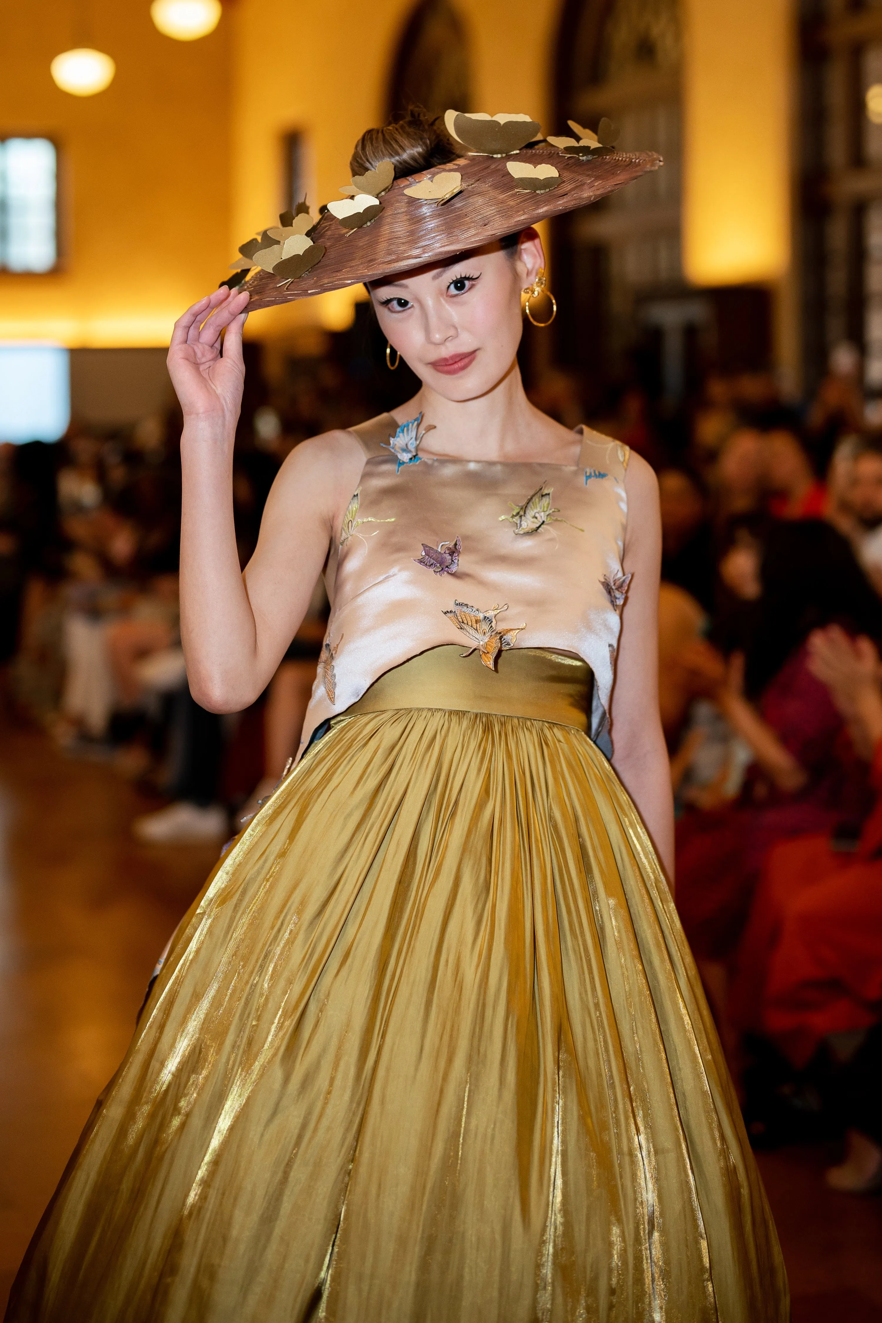 3D Butterfly Crop Top