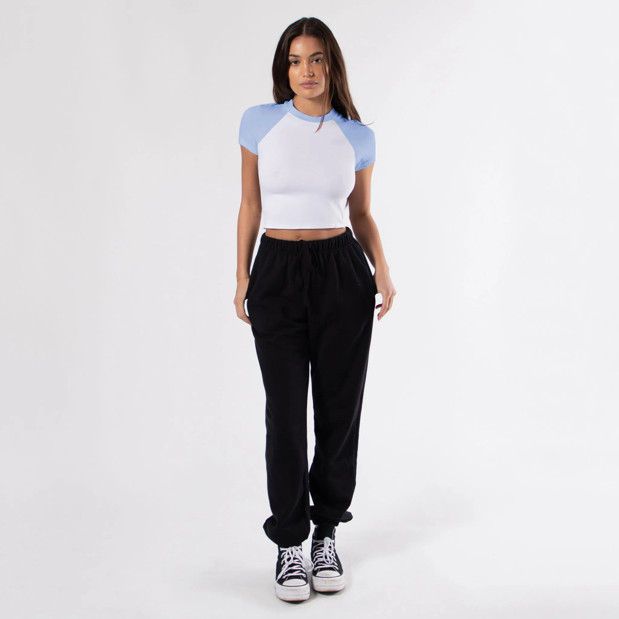 4001R - Women's Raglan Baby Tee
