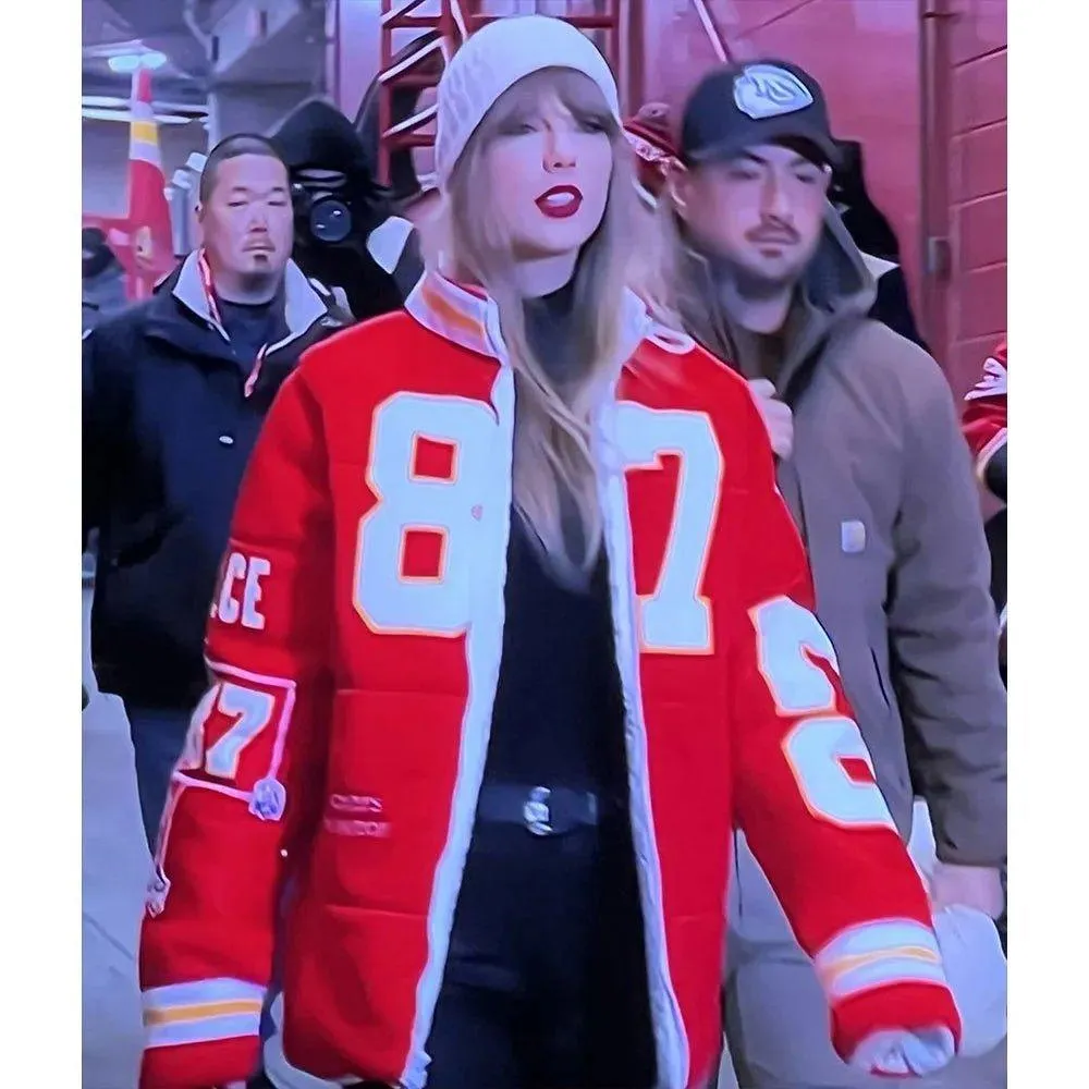 87 Kelce Taylor Swift Puffer Jacket