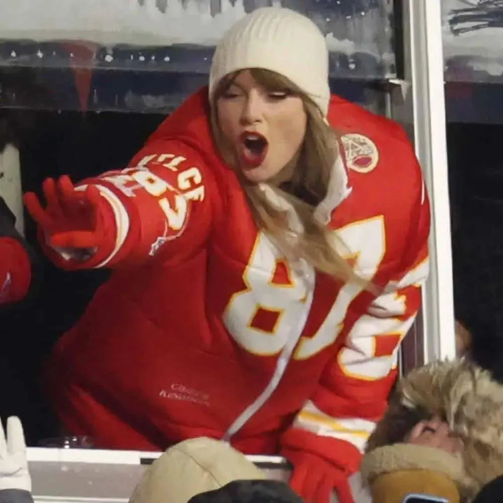87 Kelce Taylor Swift Puffer Jacket