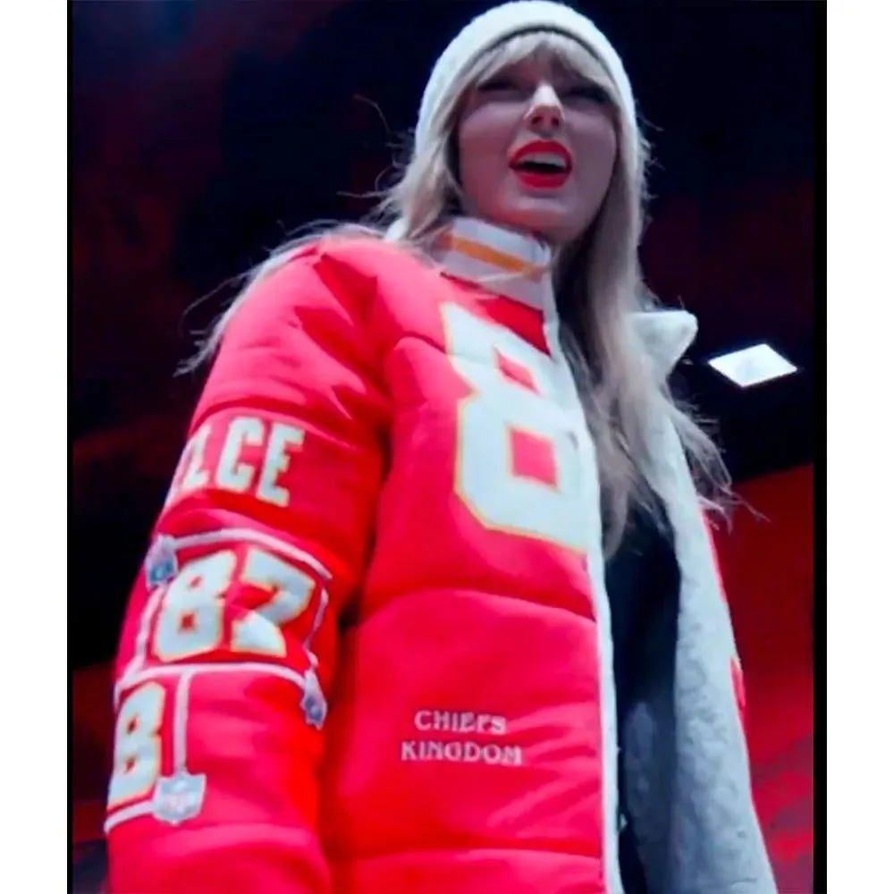87 Kelce Taylor Swift Puffer Jacket