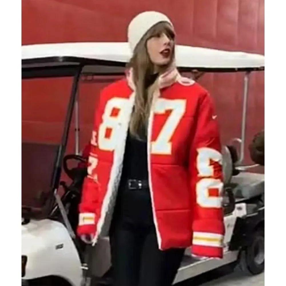 87 Kelce Taylor Swift Puffer Jacket
