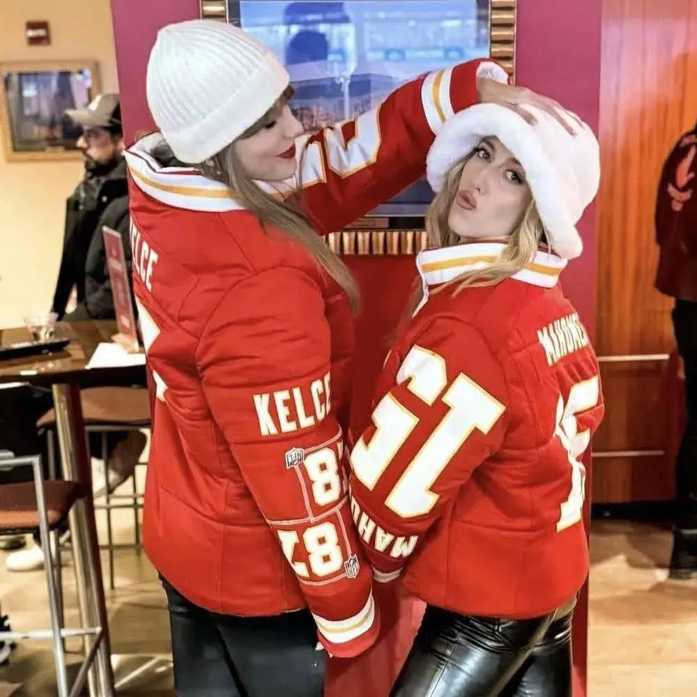 87 Kelce Taylor Swift Puffer Jacket