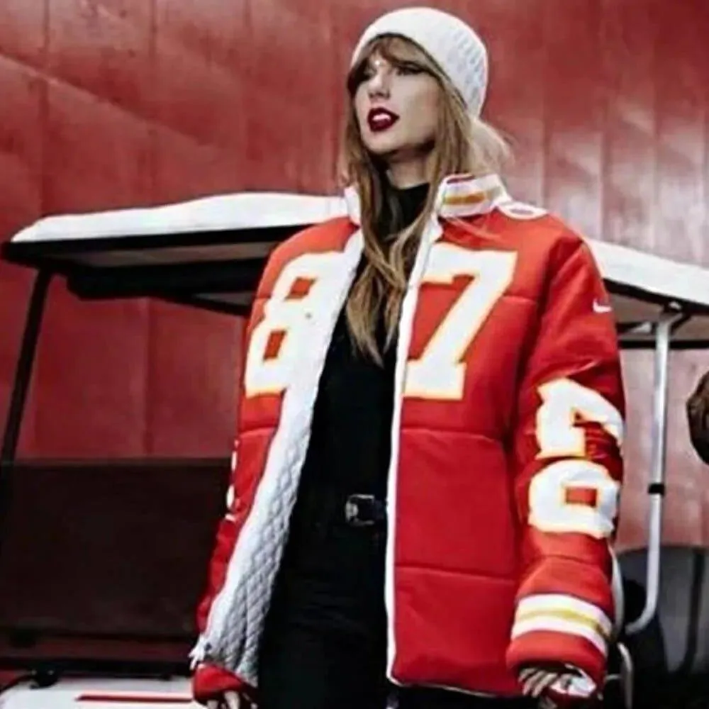 87 Kelce Taylor Swift Puffer Jacket