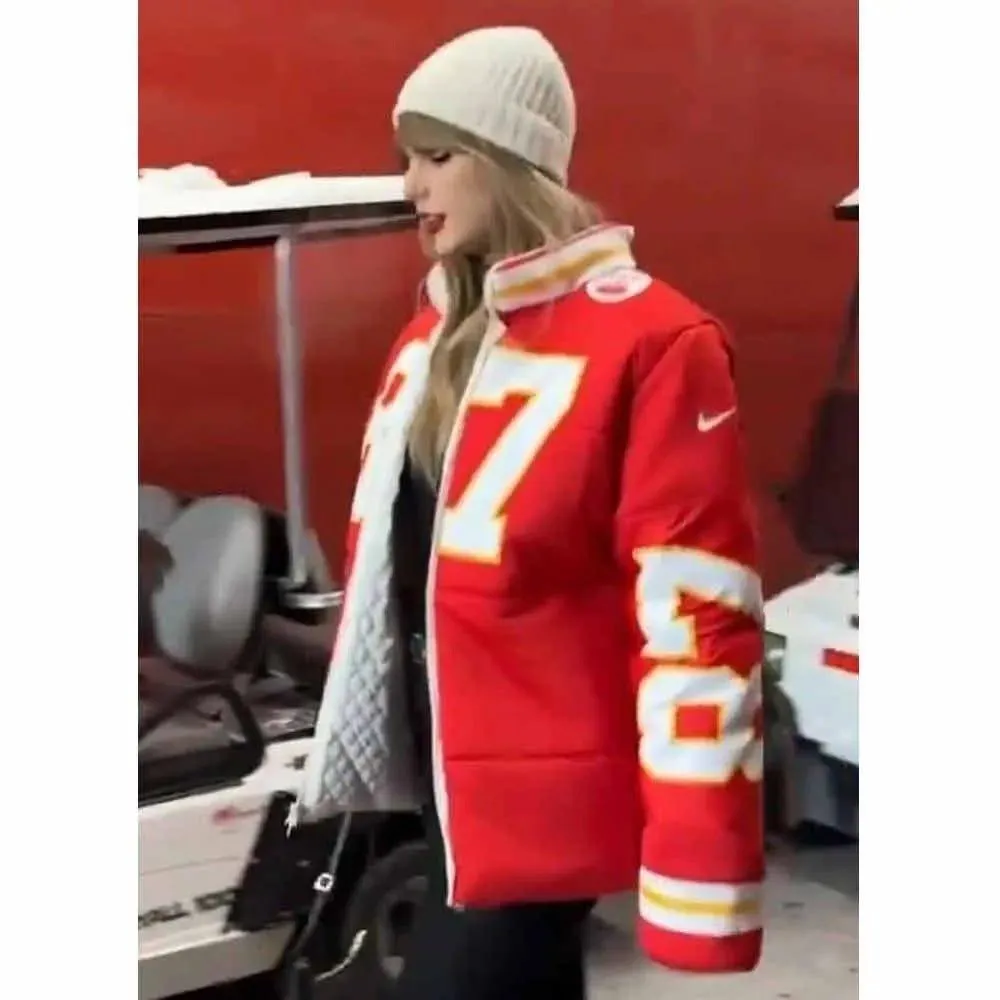 87 Kelce Taylor Swift Puffer Jacket