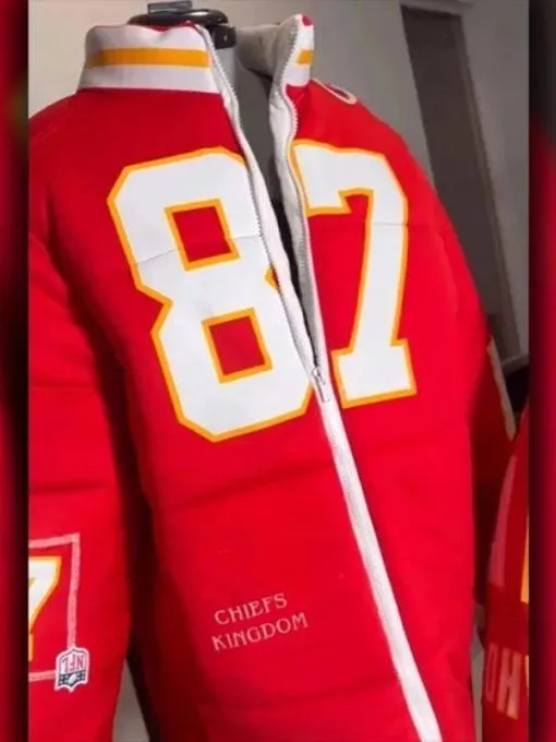 87 Kelce Taylor Swift Puffer Jacket