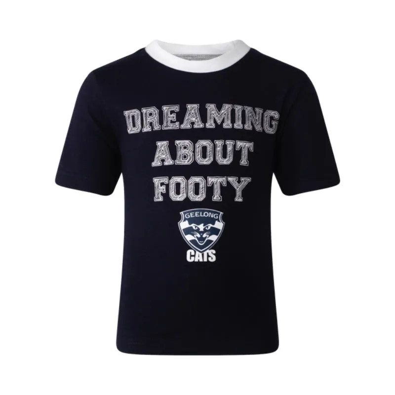 AFL TODDLERS PYJAMA SET GEELONG CATS