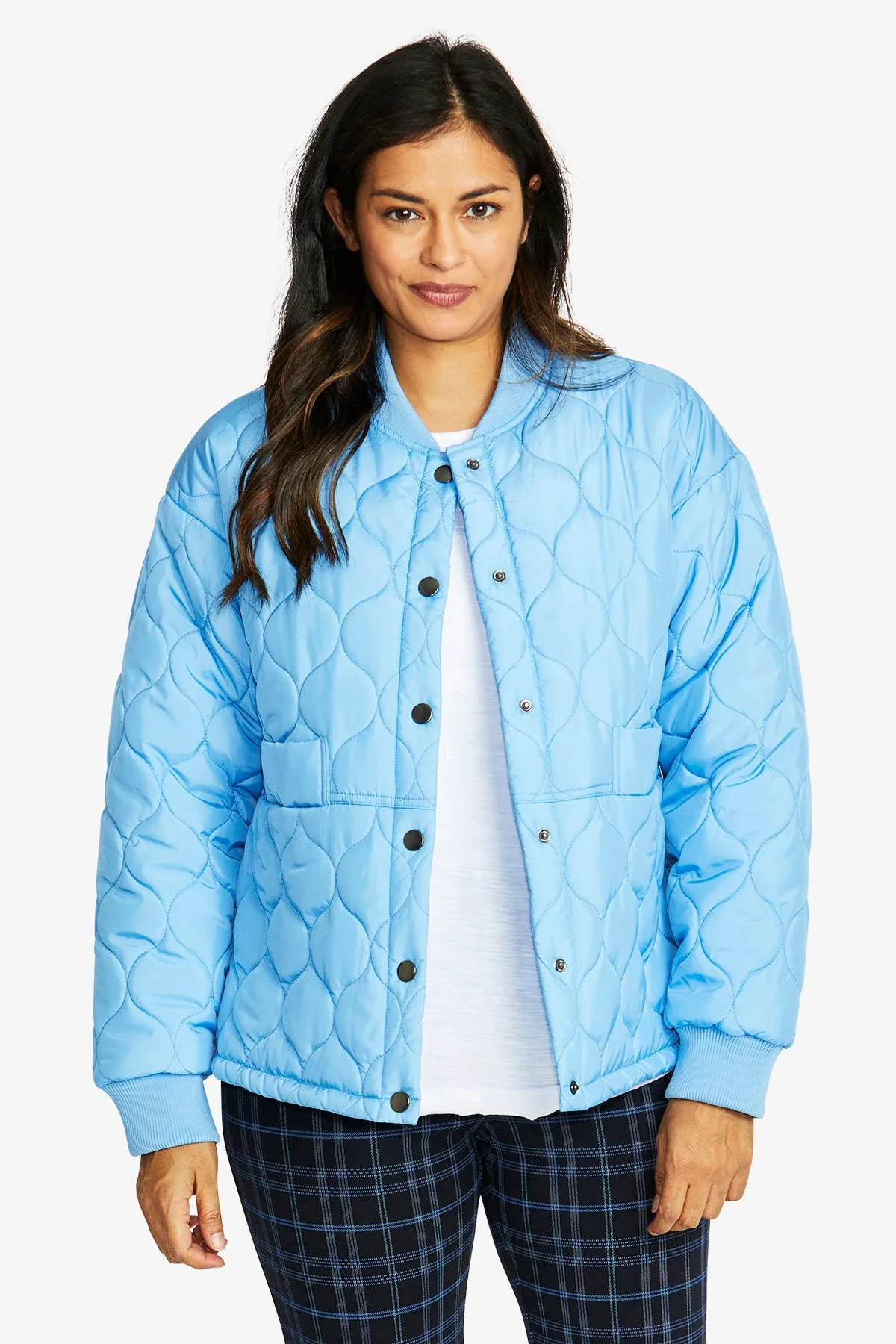 Amelie Puffer Jacket in Sky