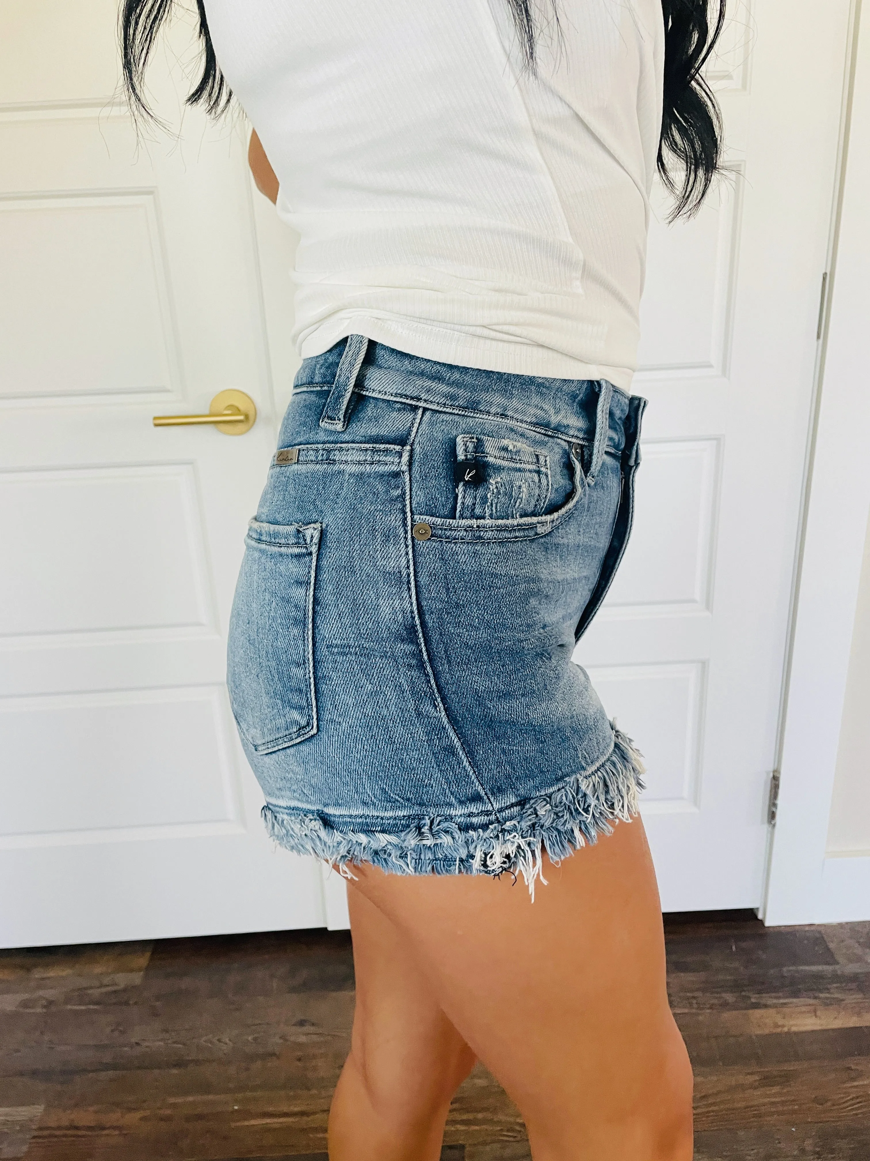 Amy Raw Hem Shorts