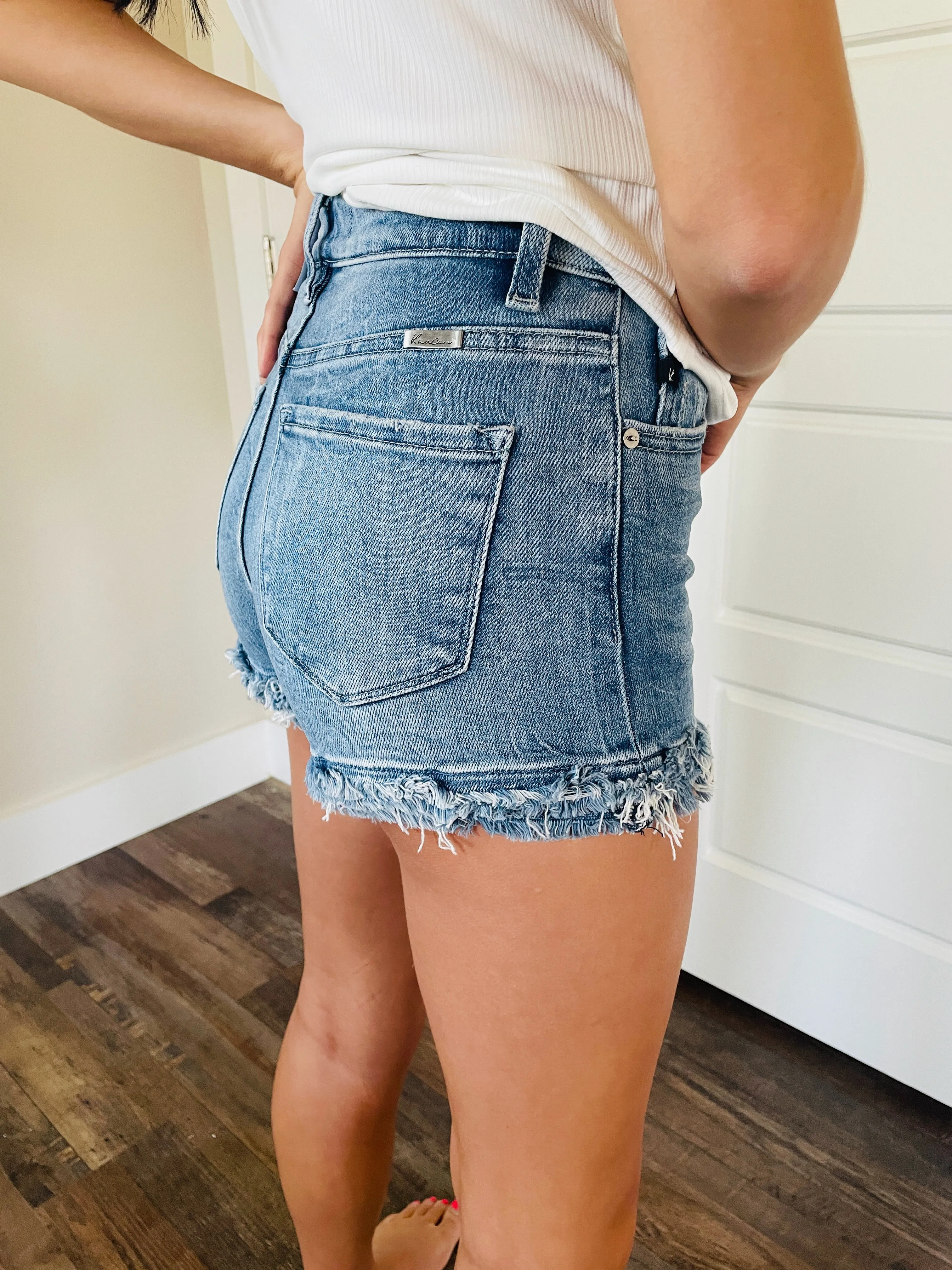 Amy Raw Hem Shorts