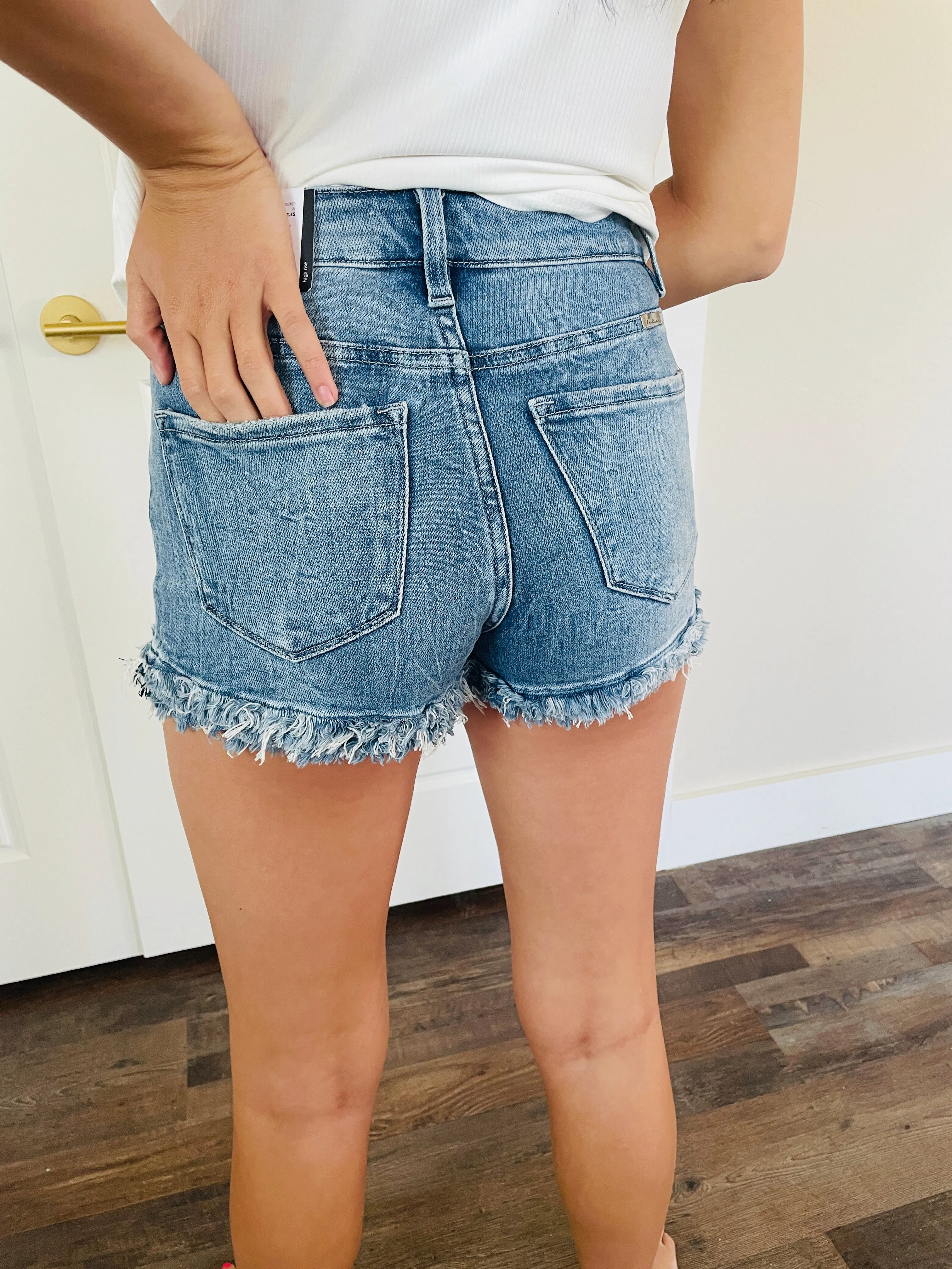 Amy Raw Hem Shorts
