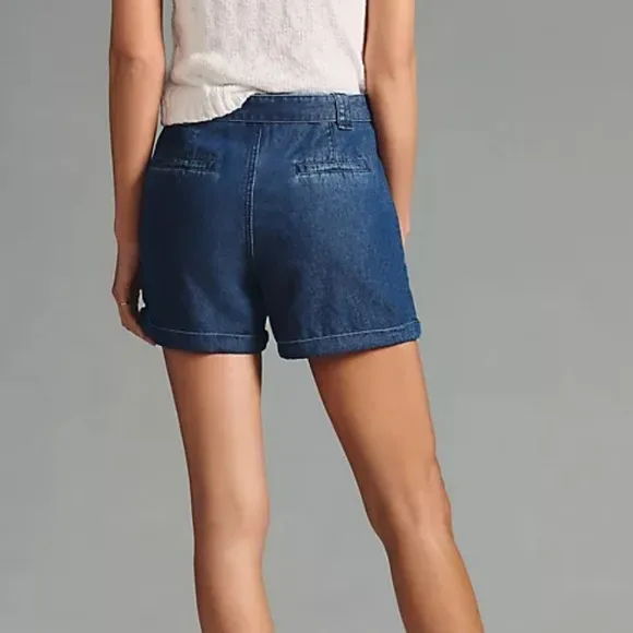 Anthropologie Avec Les Filles Belted Pleated Shorts