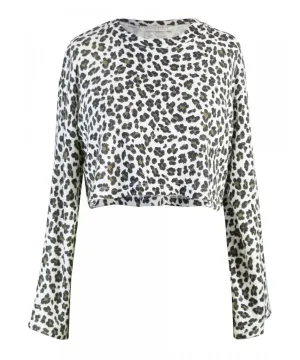 AUDREY 3 1 Animal Crop Top