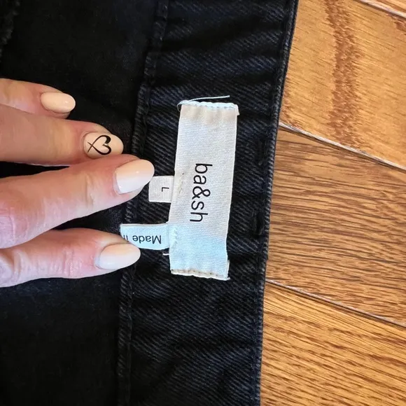Ba&amp;sh David shorts Black size L