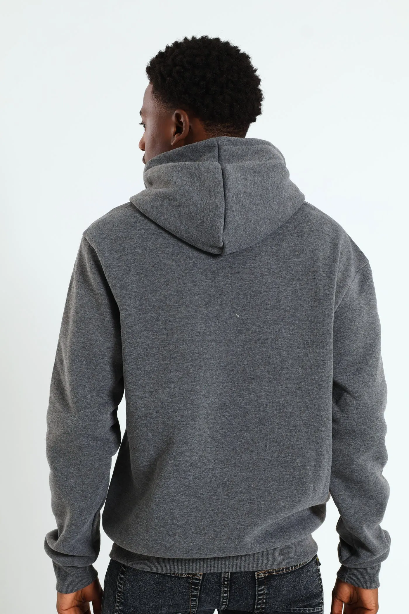 Basic Fleece Hoody - Charcoal