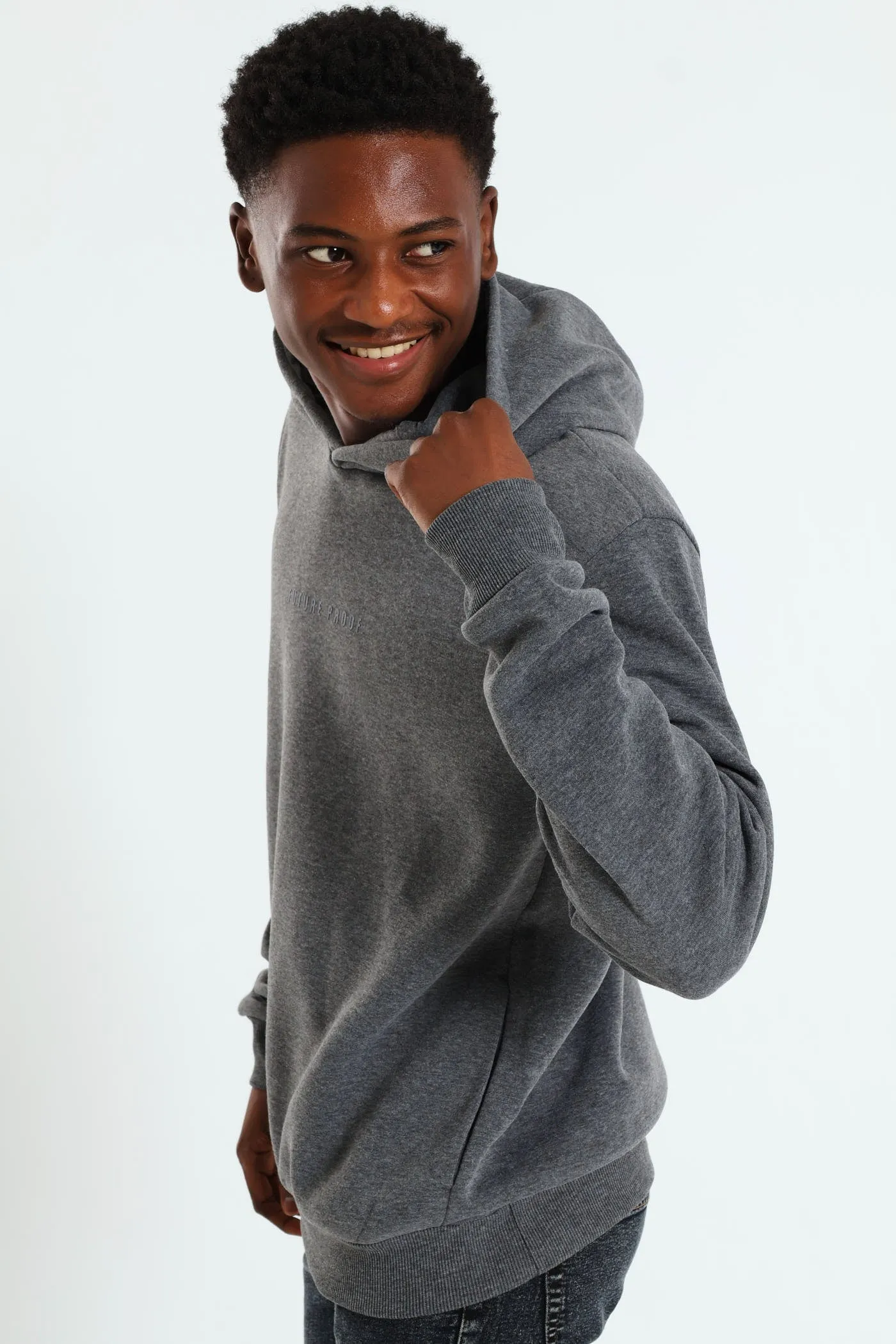 Basic Fleece Hoody - Charcoal