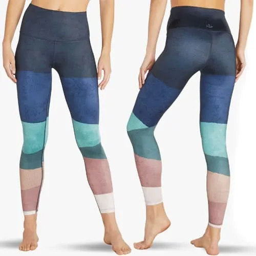 Beyond Yoga Engineered Lux Print High Waisted Midi Legging