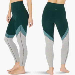 Beyond Yoga High Waisted Tri-Panel Midi Legging