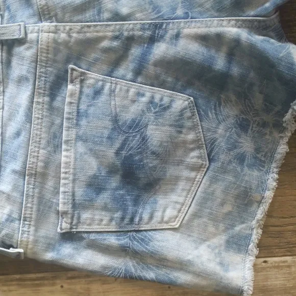 BIG STAR Remy low rise denim cut-off frayed denim jean shorts sz 32 The Buckle