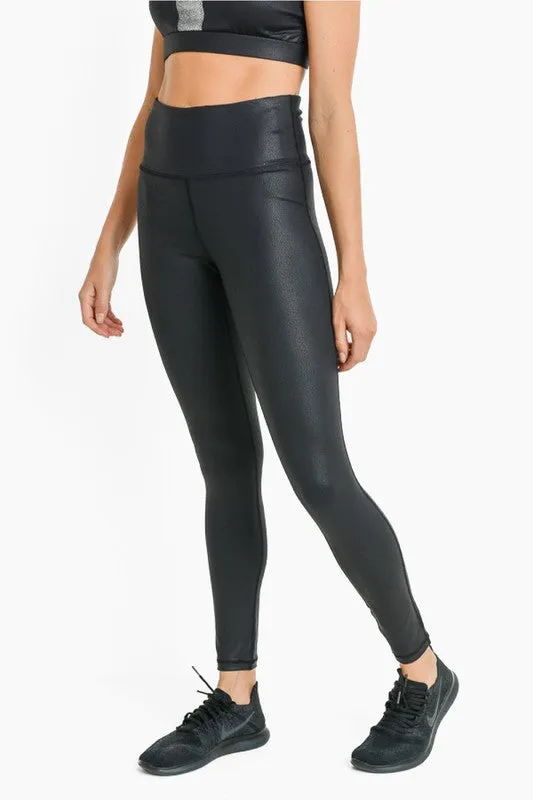 Black Foil Legging