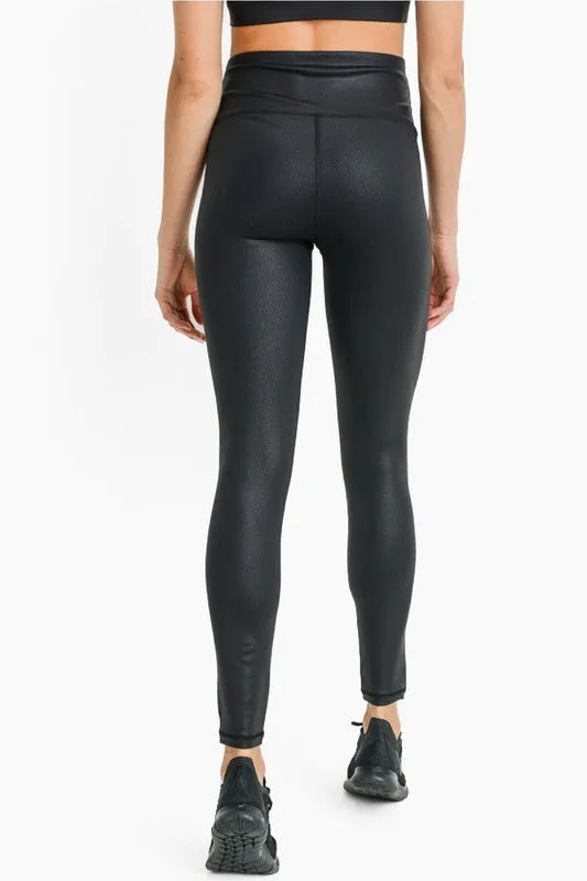 Black Foil Legging