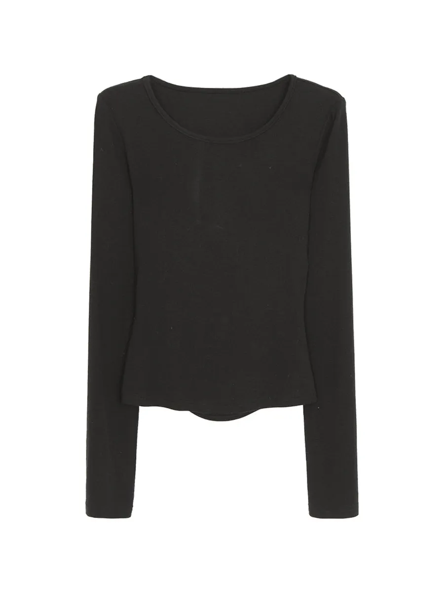 black off-shoulder top