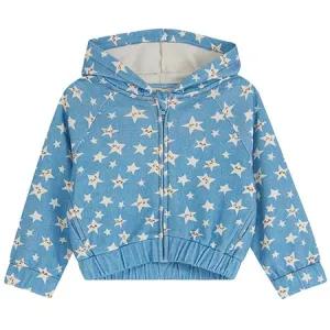 Blue Denim Stars Hoodie