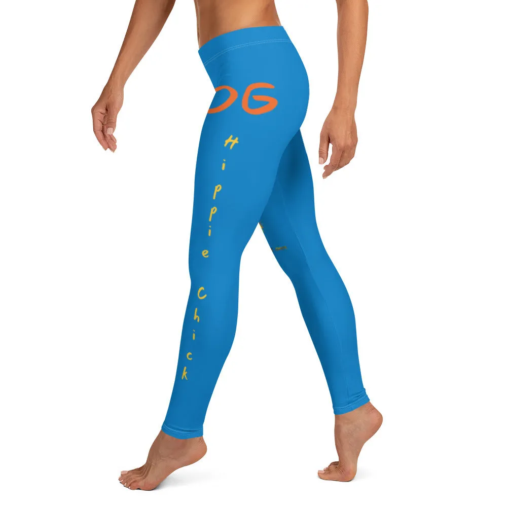 Blue Long Leggings