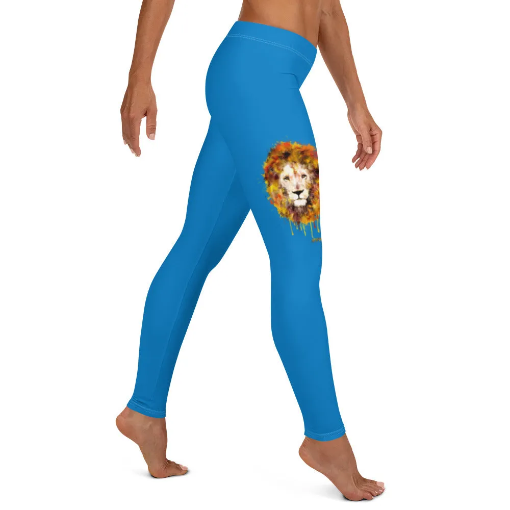 Blue Long Leggings