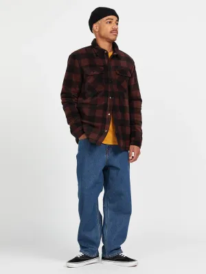 Bowered Fleece LS - Mahogany