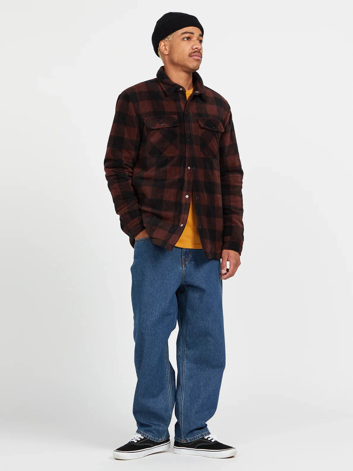 Bowered Fleece LS - Mahogany