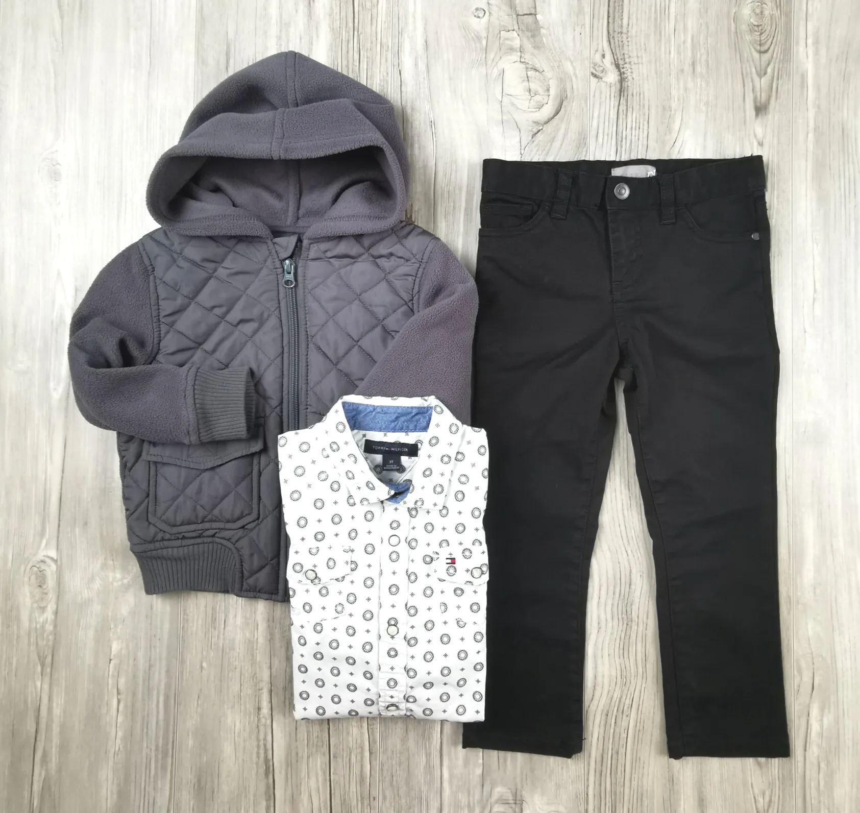 BOY SIZE 3 YEARS - 3 Piece Mix N Match, Fall Outfit NWOT / EUC B23