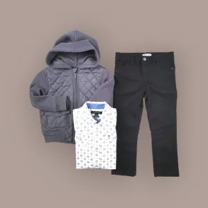 BOY SIZE 3 YEARS - 3 Piece Mix N Match, Fall Outfit NWOT / EUC B23