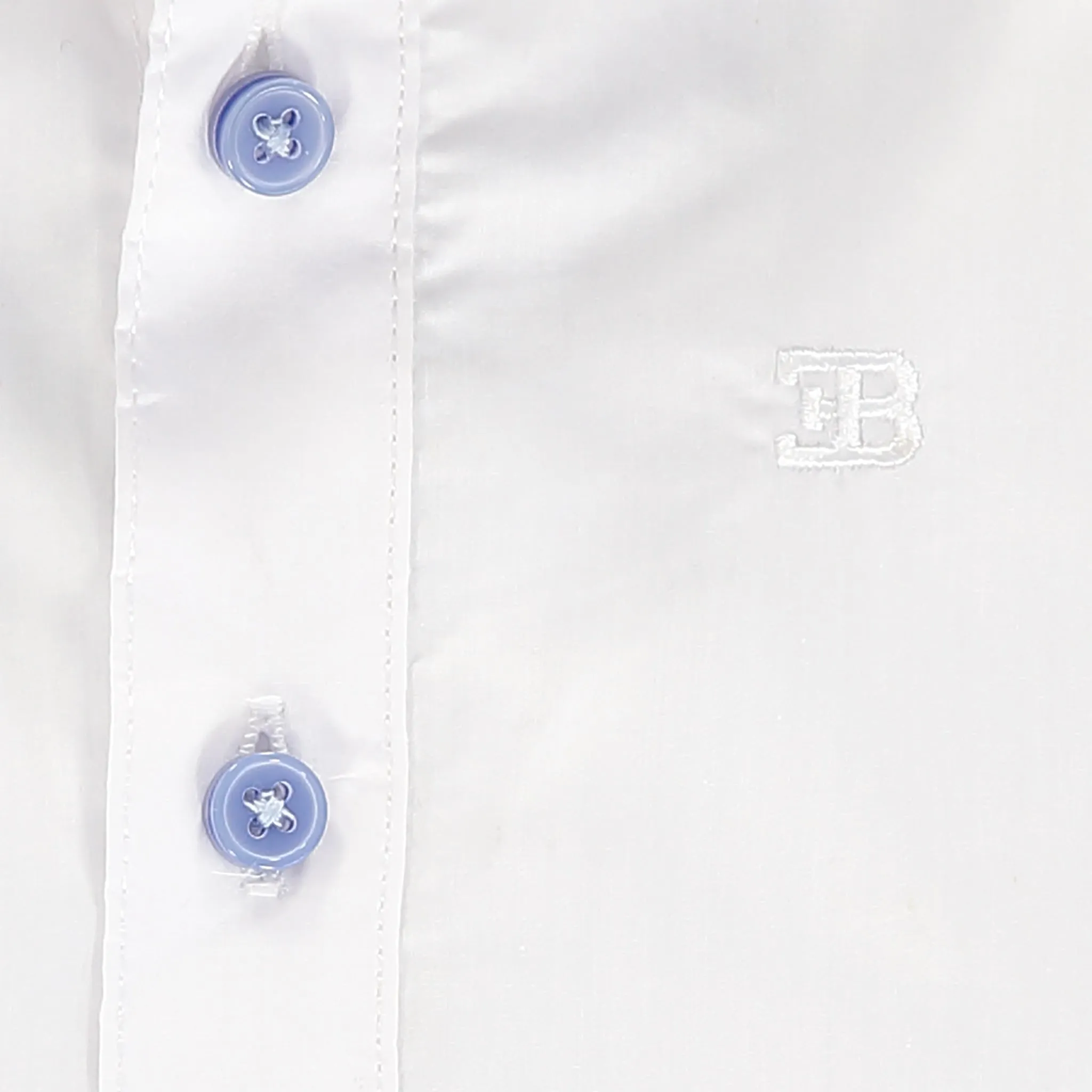 Boys Smart White Cotton Long Sleeved Shirt