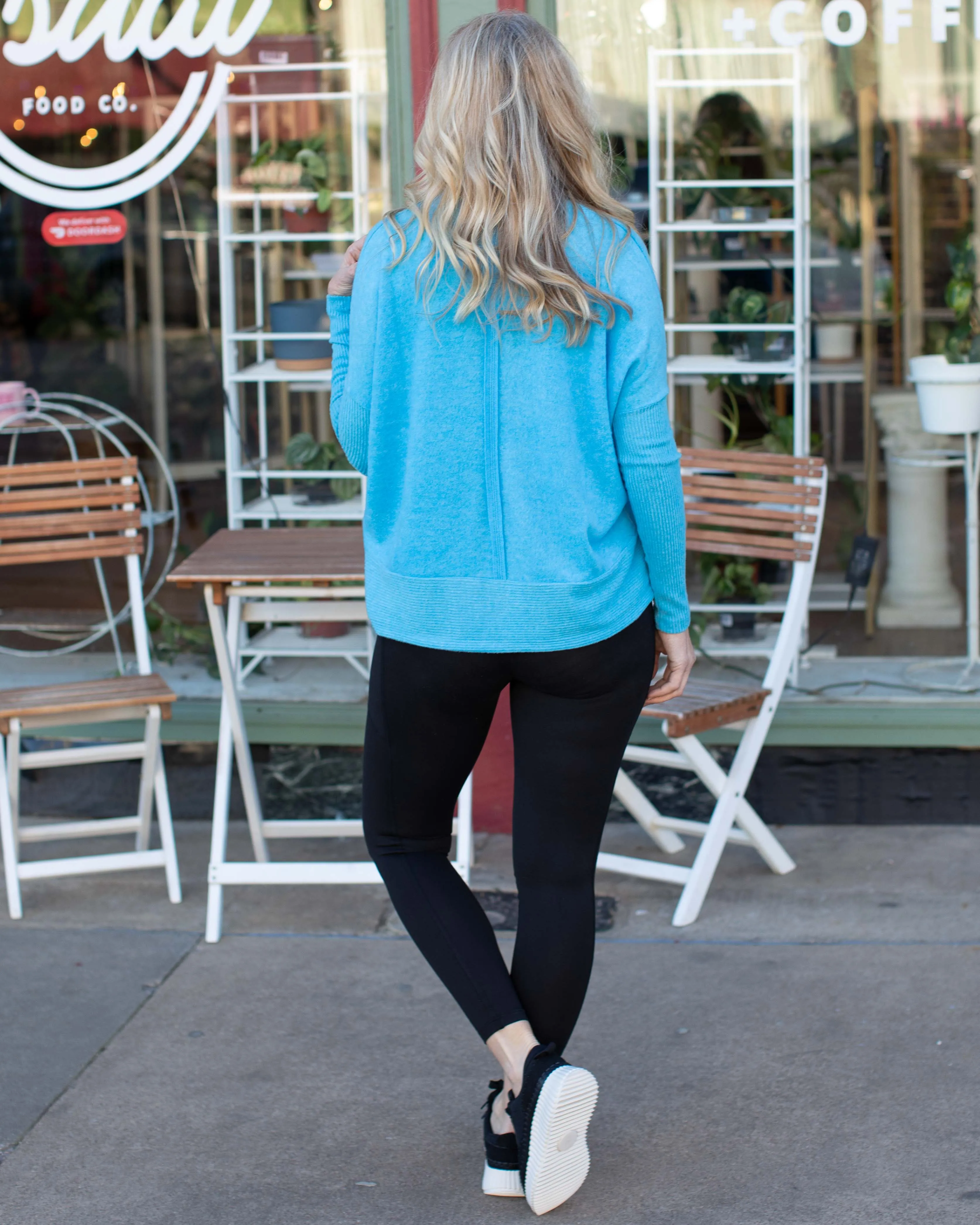 BRUSHED MICROFIBER LEGGINGS WITH POCKETS