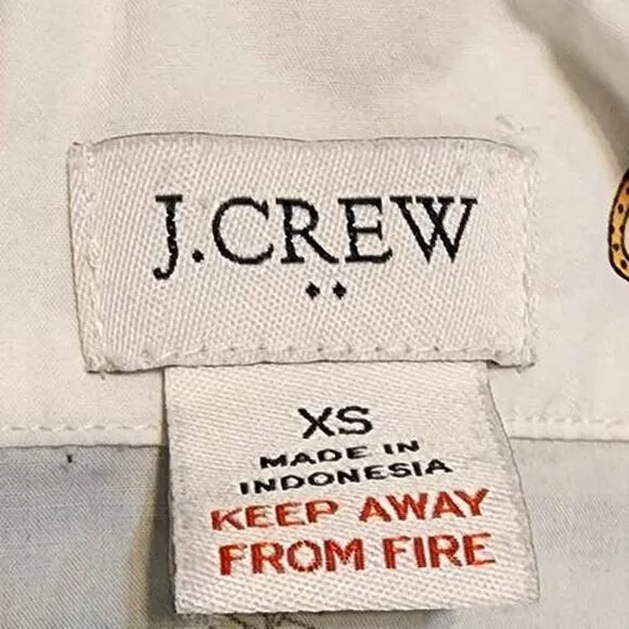 Bundle of J Crew Short Sleeve Cotton Pajama Tops XS