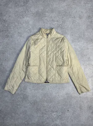 Burberry Cream Quilted Jacket