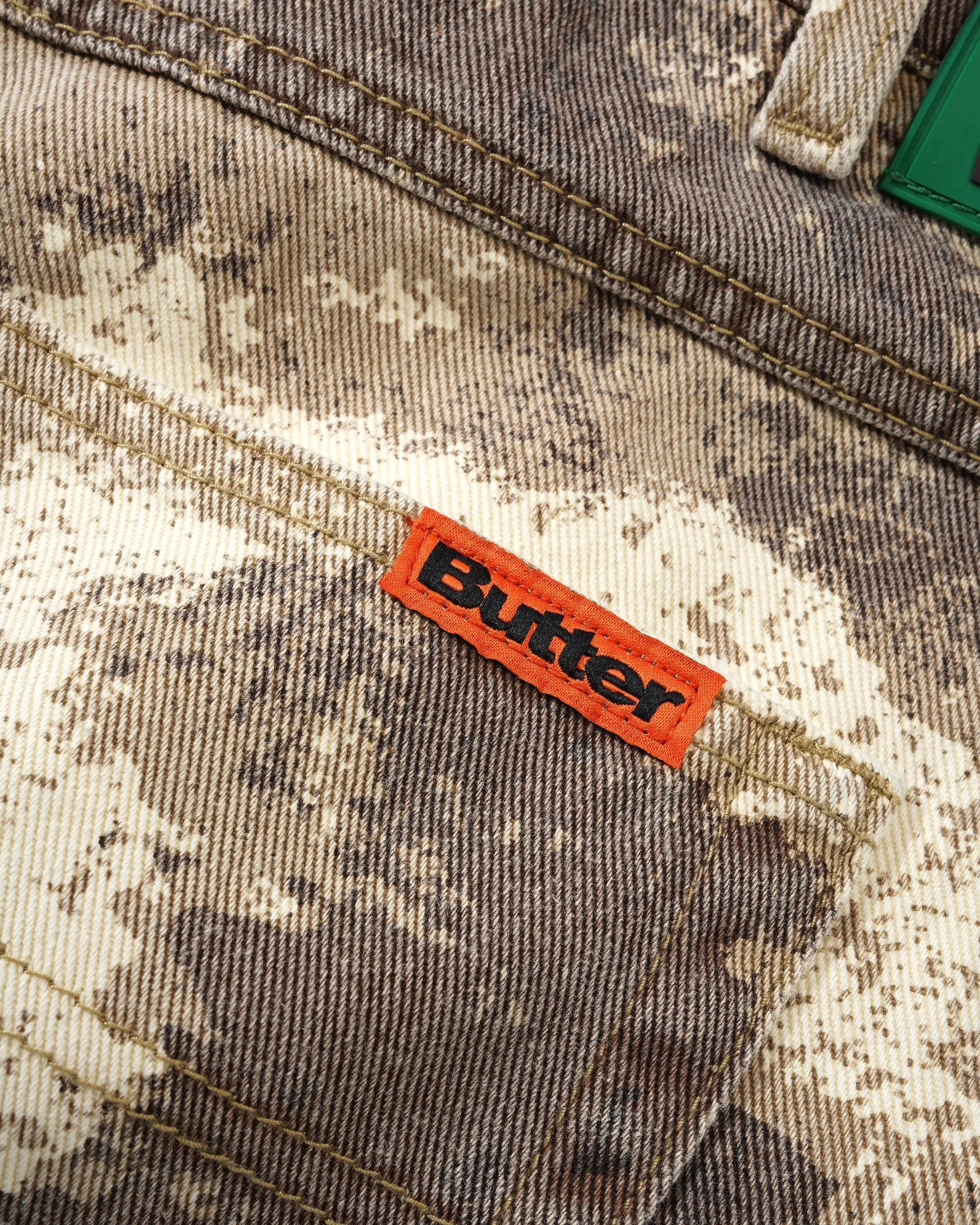 Butter Goods - Weathergear Denim Shorts - Camo