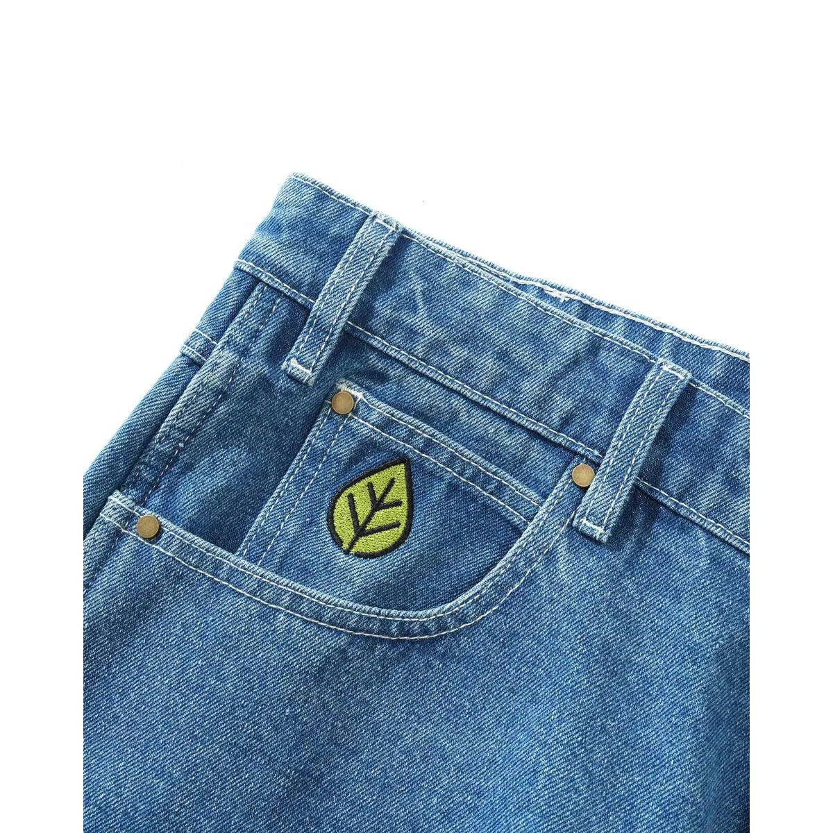 Butter Goods - Weathergear Heavy Weight Denim Shorts Mid Blue