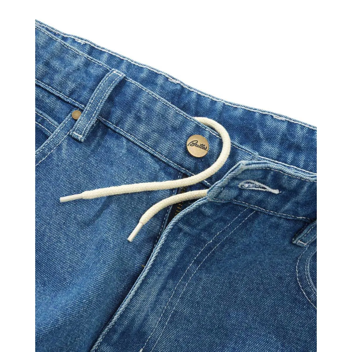 Butter Goods - Weathergear Heavy Weight Denim Shorts Mid Blue