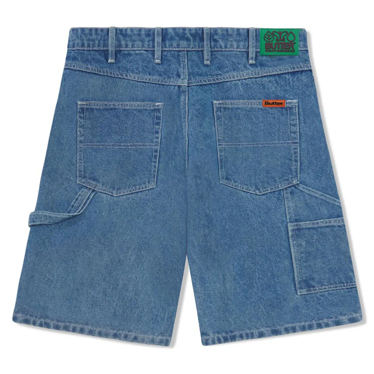 Butter Goods - Weathergear Heavy Weight Denim Shorts Mid Blue