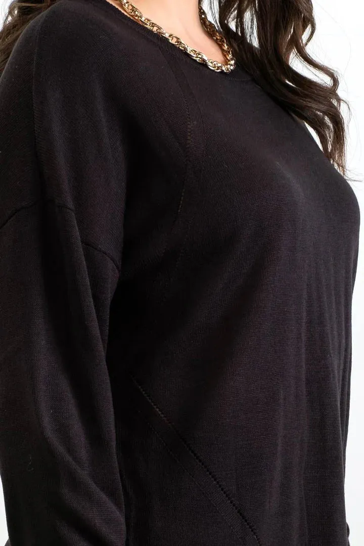 Button Back Sweater
