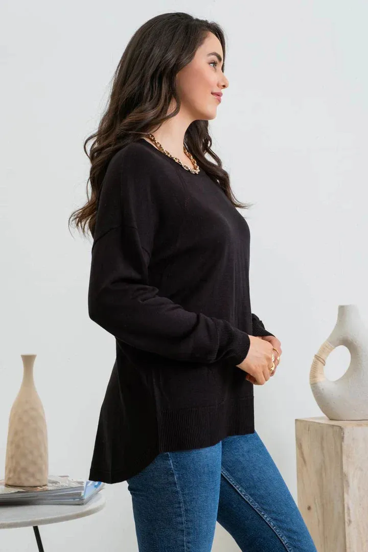 Button Back Sweater