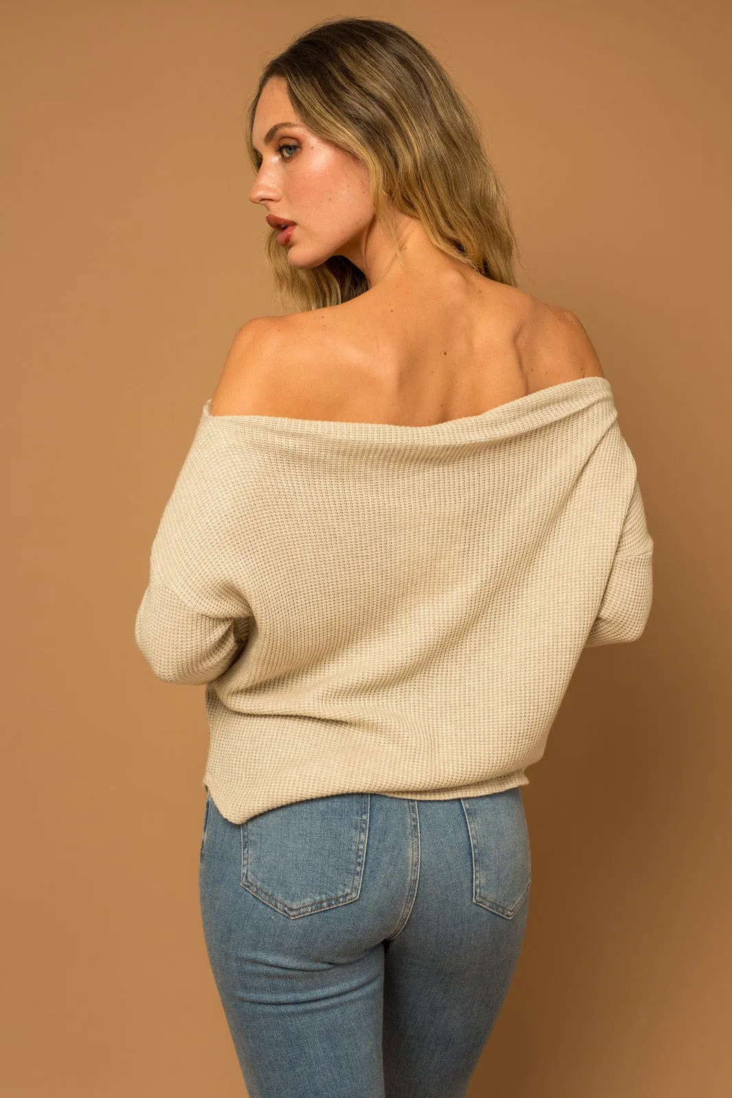 Call Me After Off The Shoulder Top