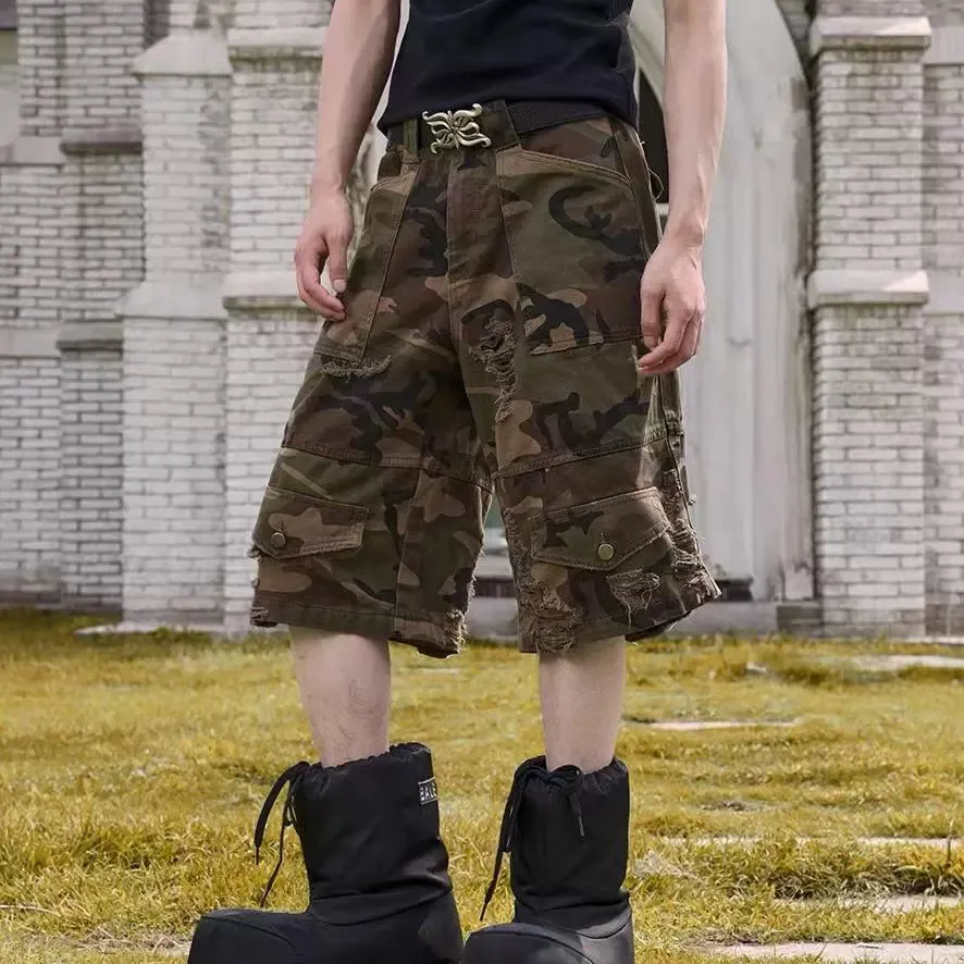 Camouflage Cargo Shorts