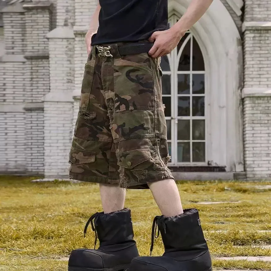 Camouflage Cargo Shorts