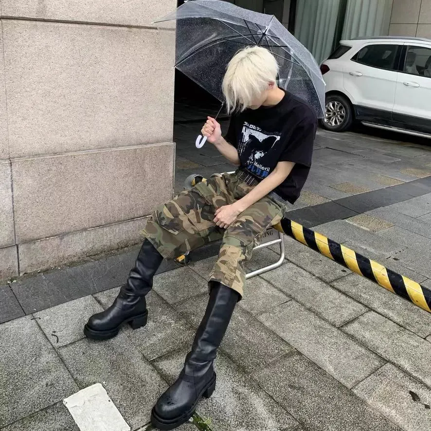 Camouflage Cargo Shorts