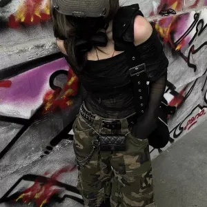 Camouflage Cargo Shorts